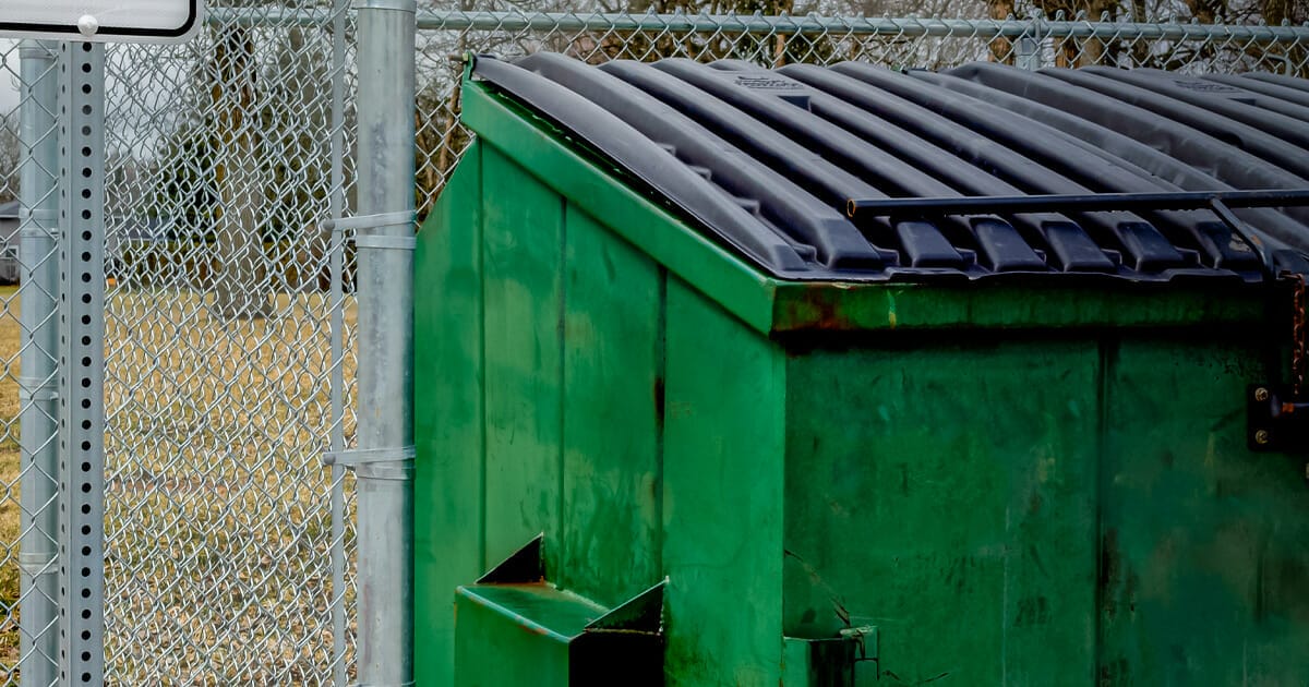 Container, dumpster